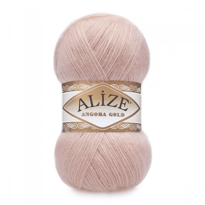 Пряжа Alize "Angora gold" 161 пудра 20% шерсть, 80% акрил	100 гр	550 м